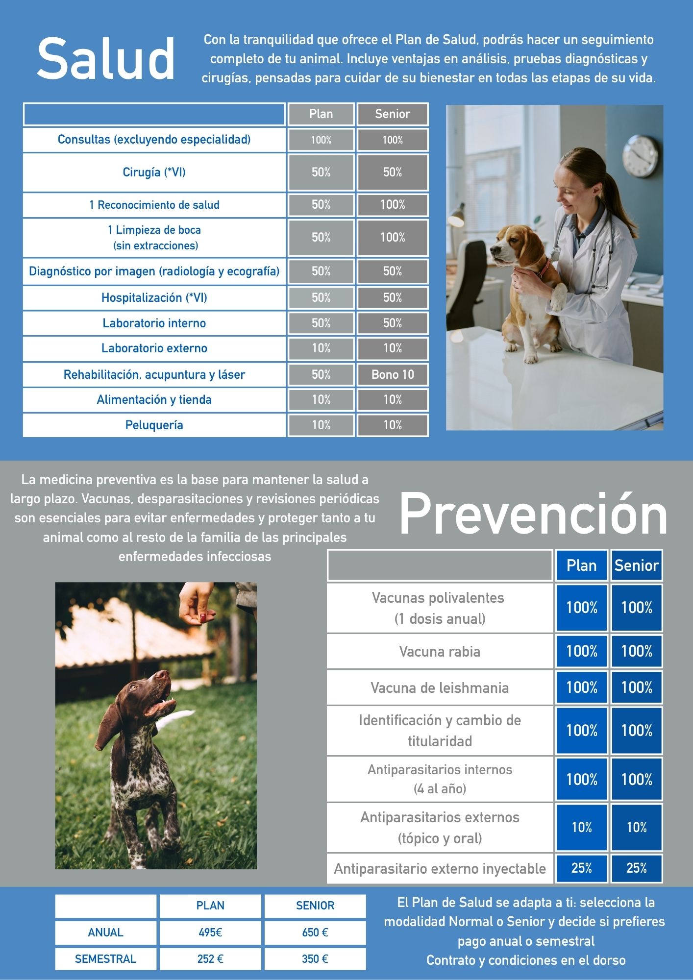laclinica planes de salud perros